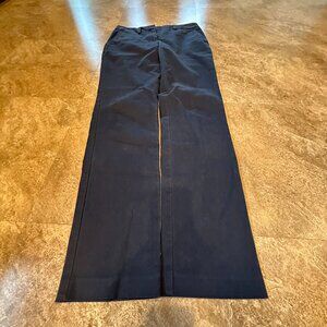 Lands' End Women's Dark Blue Mid Rise Straight Leg Pants - Size 2